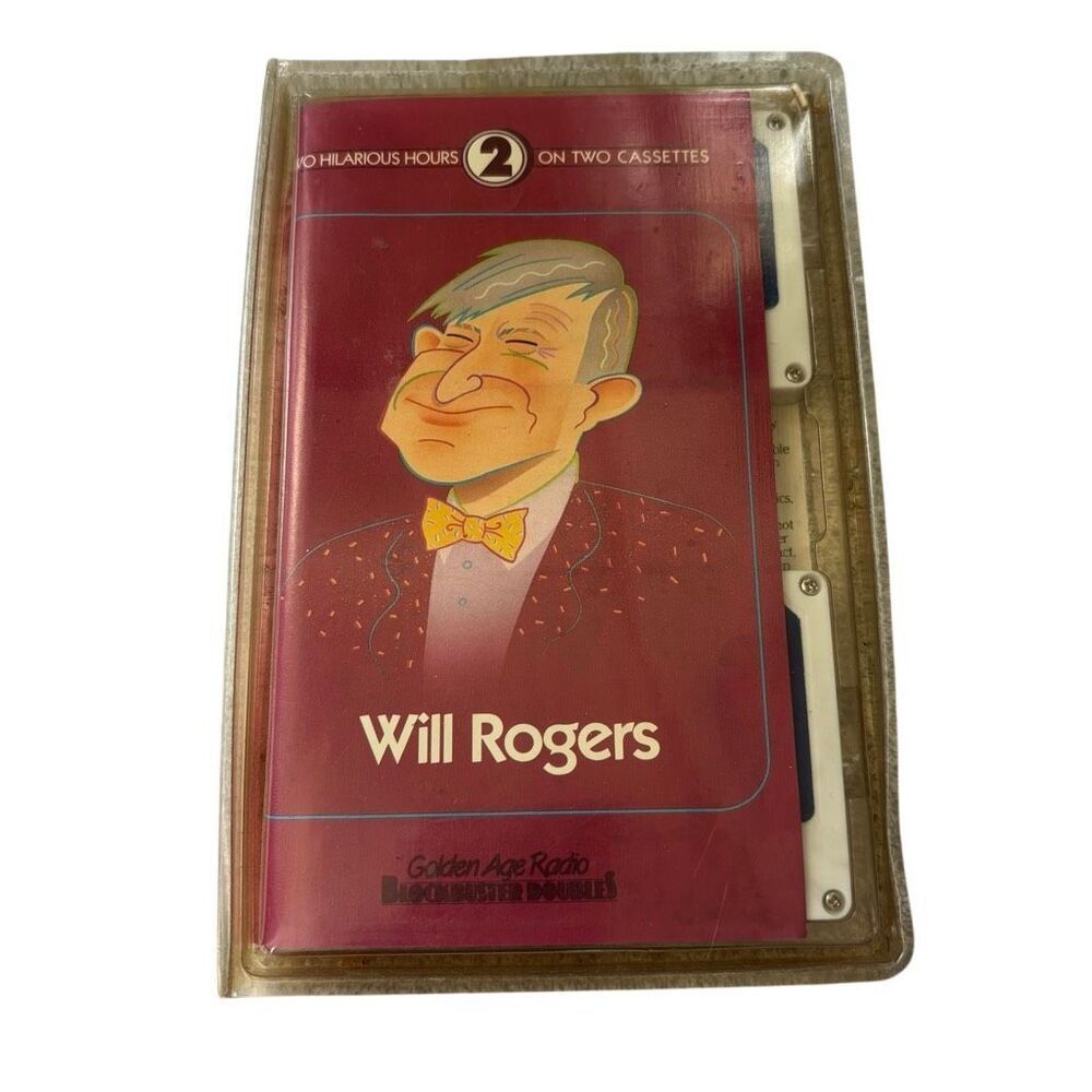 Will Rogers Golden Age Radio Two Cassette Set